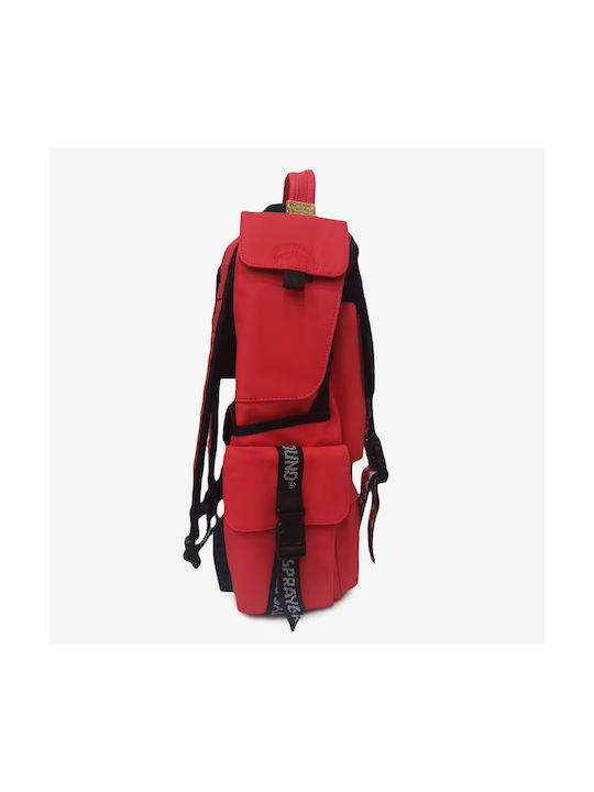 Sprayground Sky High Seekers Asymmetric Arctic Waterproof Red