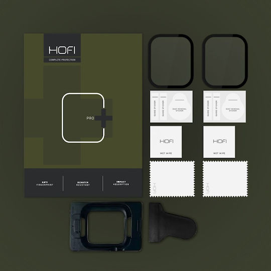 Hofi Hybrid Pro+ Displayschutzfolie für das Apple Watch 7 / 8 / 9 (45 MM) 2Stück