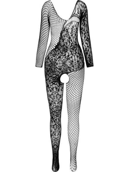 Passion Sexy Bodystocking Mesh Black