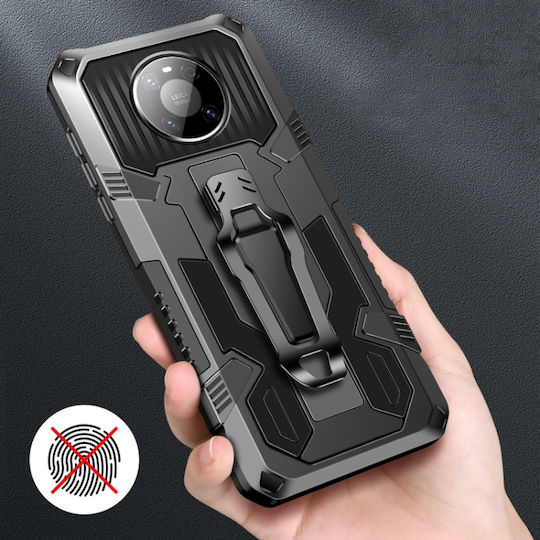Machine Umschlag Rückseite Silikon / Kunststoff Grün (Huawei P Smart 2021)