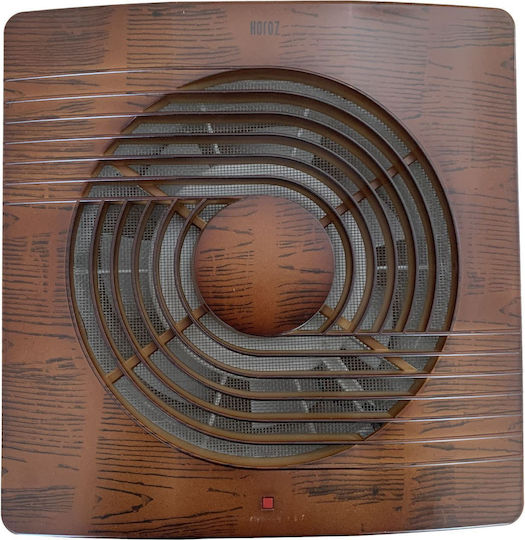 Horoz Electric Wandmontage Lüfter für das Badezimmer 120mm Braun