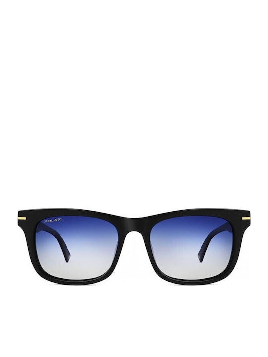 Polar Ochelari De Soare Negri Cu Ramă Din Plastic / Acetat Polar Ochelari De Soare Negri Cu Ramă Din Plastic / Acetat