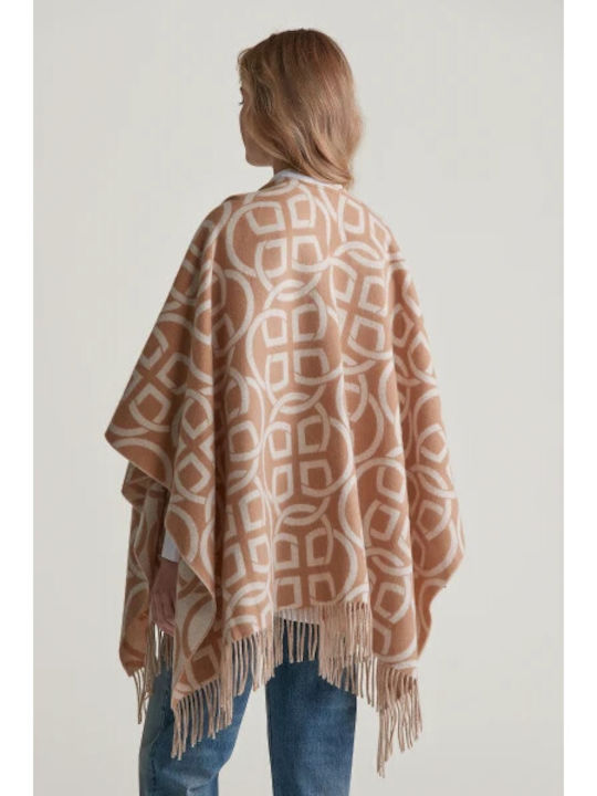 Gant Women's Poncho Caramel Beige