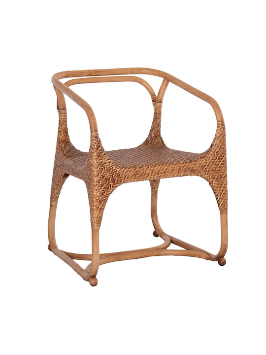 Relik Fotolii Sala de mese Lemn Natural Rattan-Walnut 1buc 60x57x79buc
