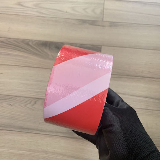 Strend Pro Warnband Breite 75 mm Länge 250 m 60°C PE Rot Weiß
