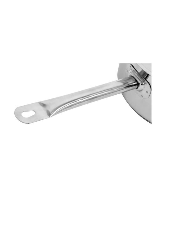 Yato Gastro Pan Made of Stainless Steel with Lid with Ceramic Interior Coating