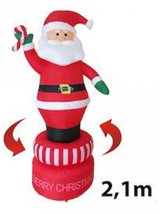 Oem Inflatable Santa Claus Electric 360° Rotating Motion Height 2.10m