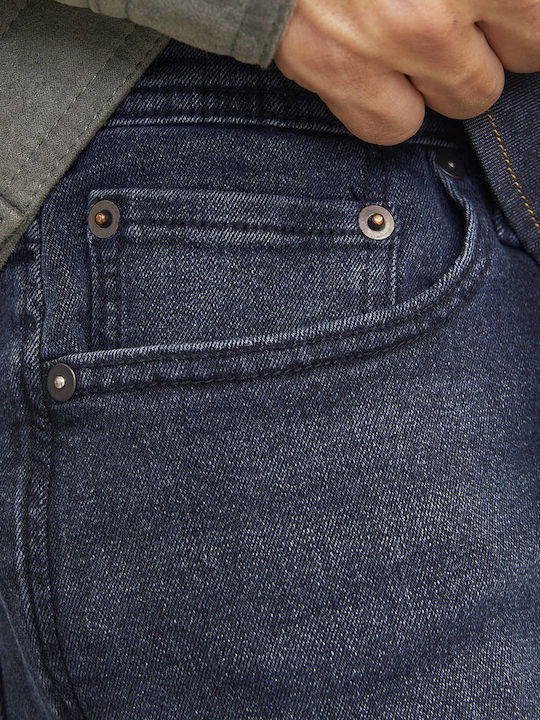 Mike Ανδρικό Παντελόνι Τζιν Ελαστικό Blue Denim