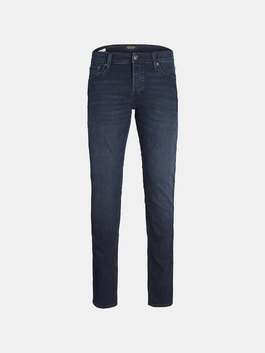 Mike Ανδρικό Παντελόνι Τζιν Ελαστικό Blue Denim