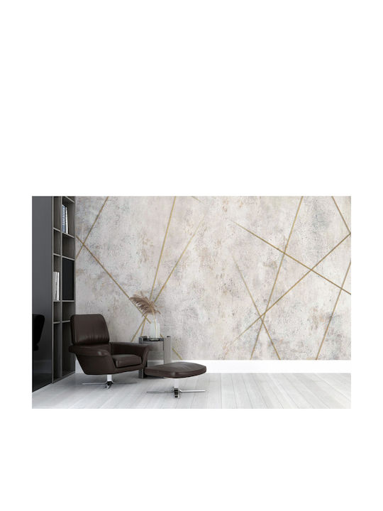 Contemporary Mural Living Room Lines on Concrete Wall Decoration 240x360