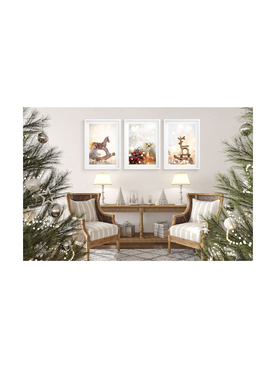 Weihnachtsposter Weihnachtsdekorationen Wohnzimmer 3x50x70