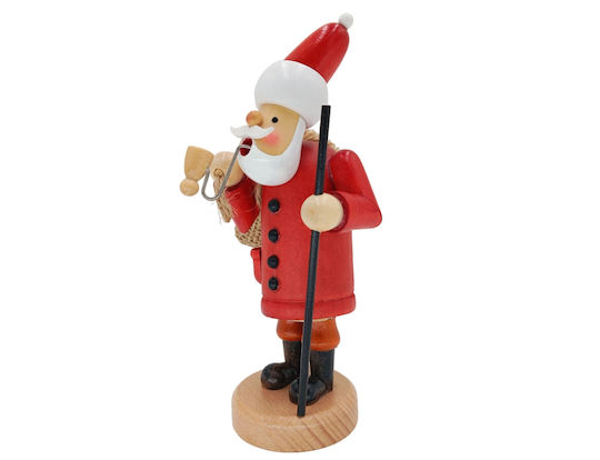Dekorativer Weihnachtsmann Rot aus Holz