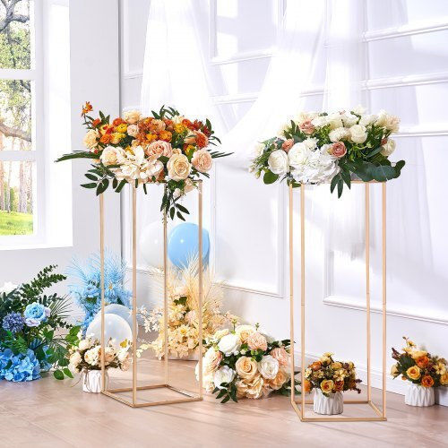 Vevor Pot Stands Metal Gold 28cmx28cmcm. 10pcs