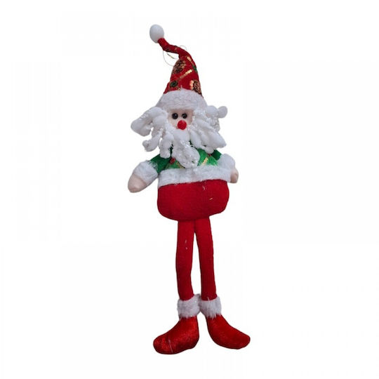 Plüsch Dekorativer Weihnachtsmann Rot