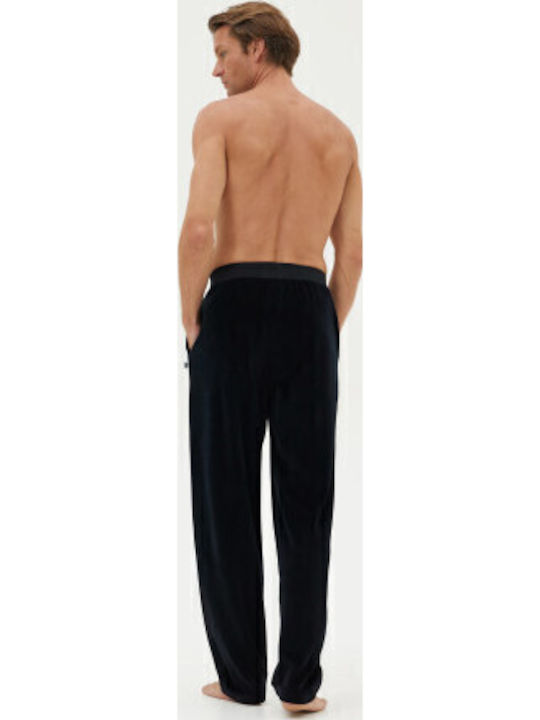 Guy Laroche Men's Winter Velvet Pajamas Set Khaki/black