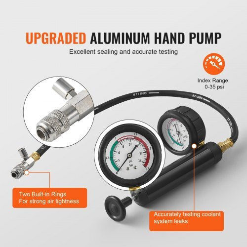 Radiator Pressure Test Kit 28 Pcs Vevor Cars Motorcycles Trucks Srqlqyylcsy29e5nuv0