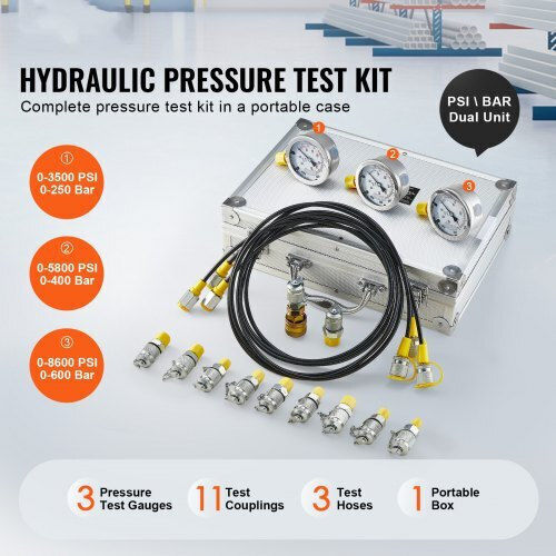 Kit de Testare a Presiunii Hidraulice Vevor pentru Excavatoare Jxybz3t11g0050bllv0