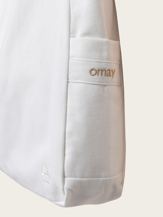 Omay Plastic Beach Bag Waterproof White