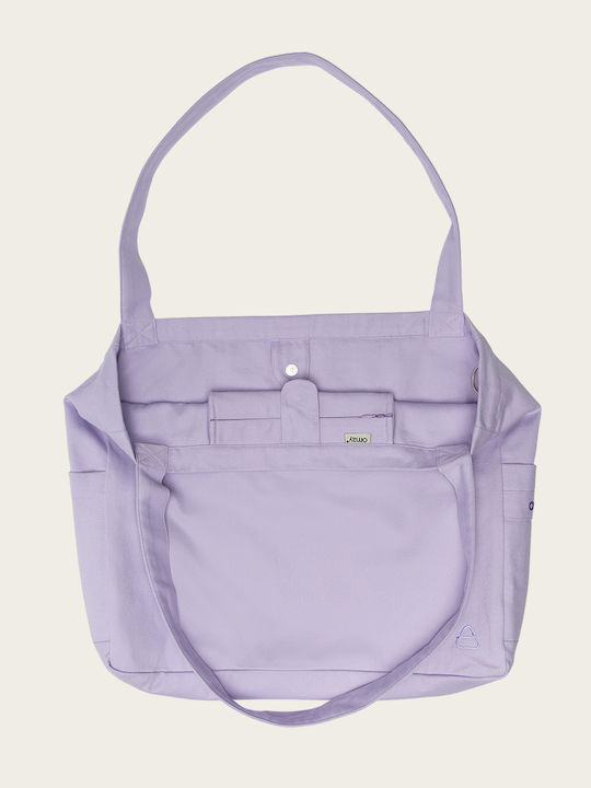 Omay Plastic Beach Bag Waterproof Purple