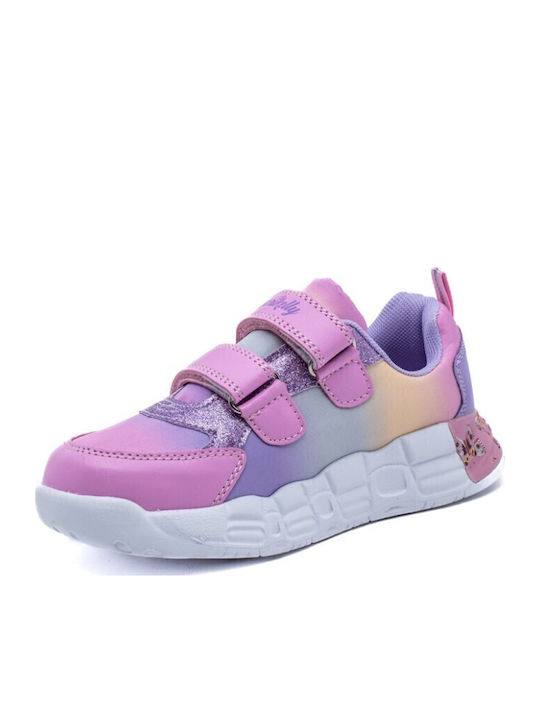 Kinder Sneakers mit Klettverschluss Rosa