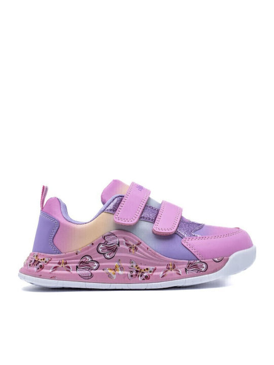 Kinder Sneakers mit Klettverschluss Rosa