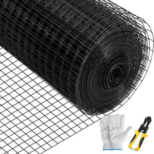 Vevor Plasă De Protecție Balcoane Neagră 0.91x15.24m