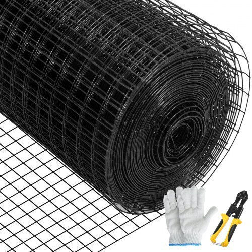 Vevor Plasă De Protecție Balcoane Neagră 1.22x15.24m