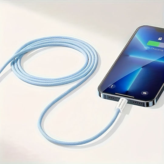 Techsuit Pcb114d Редовна USB 2.0 Кабел USB-C мъжки - USB-C мъжки 60W Розов 1м
