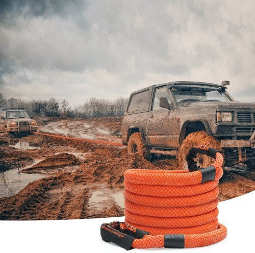 Vevor Recovery Rope 1" X 20' 38,000 Lbs Jeep Car Truck ATV UTV SUV Tractor Sznl1in20ft0hup3wv0