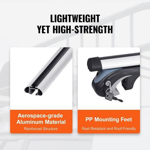 Vevor Universelle Dachträger 120 cm Fahrzeuge Erhöhte Schienen Hgjtykgccdkg8dvh7v0