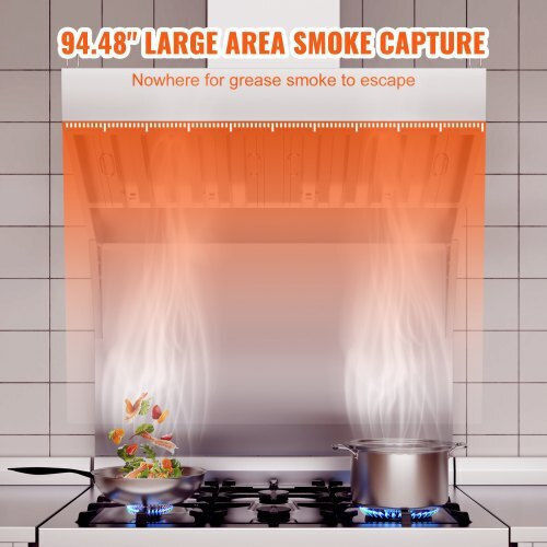 Vevor 8ft Food Truck Commercial Extractor Hood Sypyzyc8075hp0j29v0