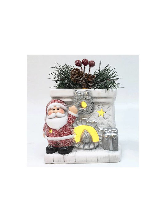 +Efo Christmas Ceramic Battery Lantern 12.8x9.8cm 2pcs