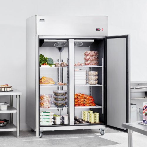 Vevor Commercial Refrigerator Cabinet with 2 Doors