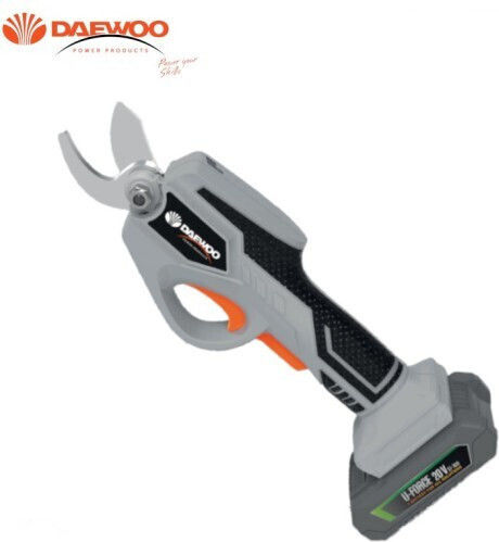 Daewoo Pruning Shears Battery 20V 1x2Ah with Maximum Cutting Diameter 28mm