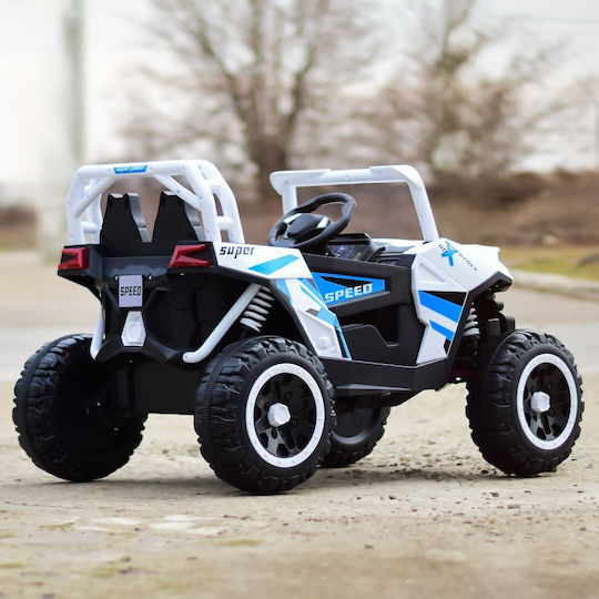 Buggy Διθέσιο με Τηλεκοντρόλ 12 Volt Λευκό