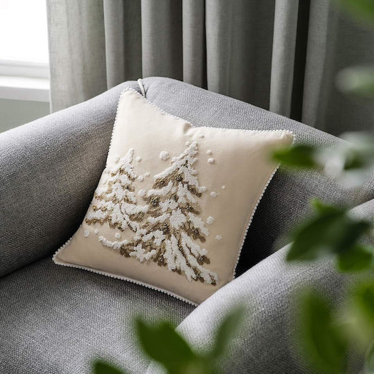 Gofis Home Коледна Декоративна Калъфка Квадратна 43x43бр