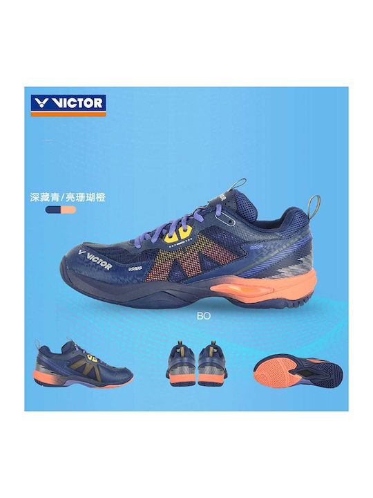 Herren Sportschuhe Badminton Blau