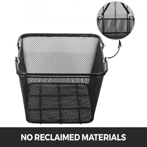 Vevor Shopping Basket Black