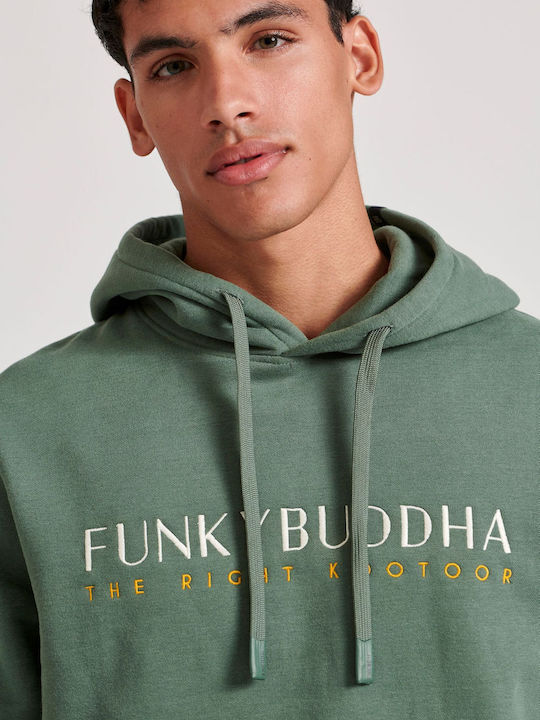Sweatshirt with Hood Green