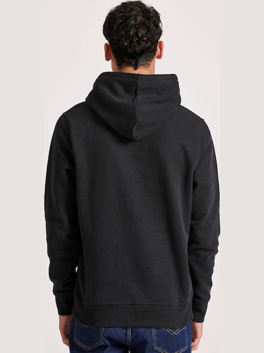 Sweatshirt with Hood Black