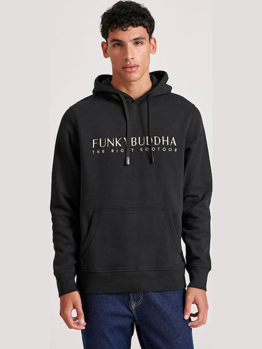 Sweatshirt with Hood Black