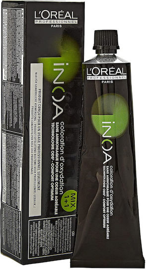 L'Oréal Professionnel Inoa Боя За Коса Без Амоняк 5.18 Светло Кафяво Сандре 60гр