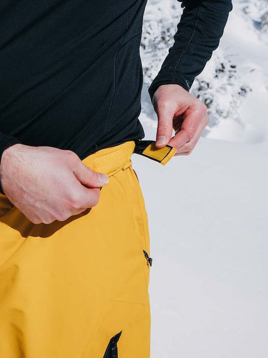 Burton Ak Cyclic Gore-tex 2l 10000111001 Ανδρικό Παντελόνι Σκι & Snowboard Κίτρινο