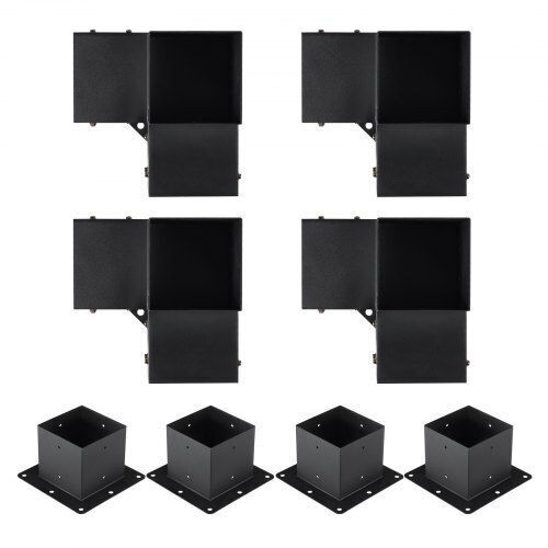 Vevor Base for Pergola made of Wood 15.24x15.24cm 8pcs