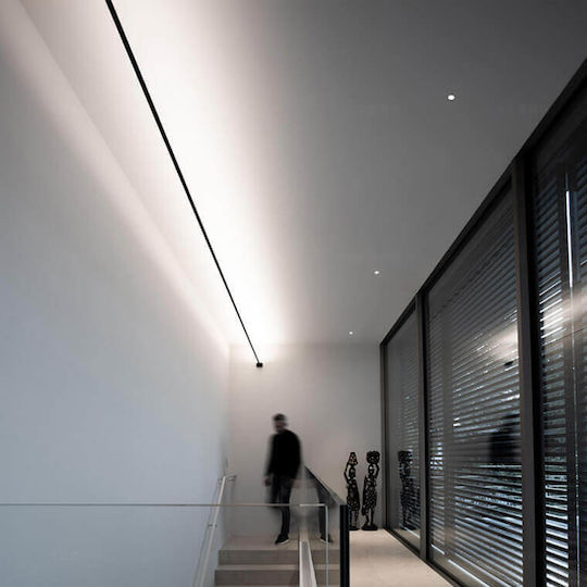 LED Γραμμικό Φωτιστικό Τοίχου Ρυθμιζόμενο Λευκό 500εκ.