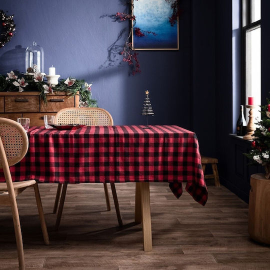 Gofis Home Weihnachtlich Tischtuch Rot L220xB145cm.