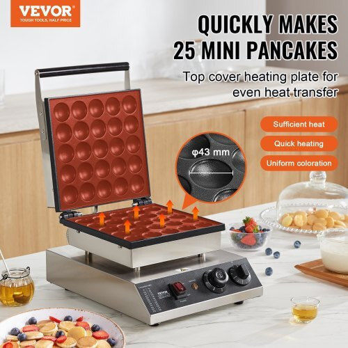 Vevor Commercial Pancake Waffle Maker SYJBJDP25KF07JF6PV2