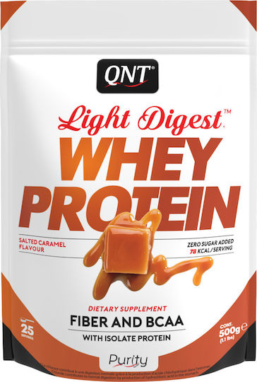 QNT Light Digest Whey Protein Whey Gluten Free with Flavor Salted Caramel 500gr