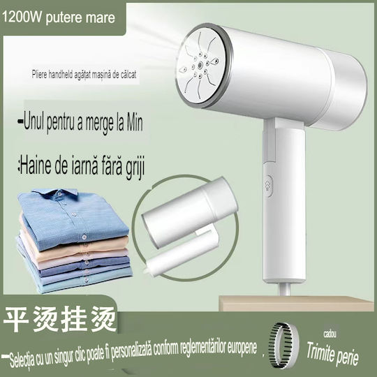 SC02 Aparat de călcat cu abur pentru haine de Mână 1200W cu rezervor 280ml Alb