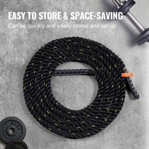 Vevor ZS30FT15INBD10EBHV0 Battle Rope με Μήκος 9.144m